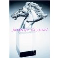 Crystal horse's head