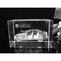 3D Laser Crystal Car