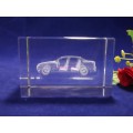 3d laser  Crystal Car