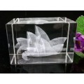 3D Laser Crystal  Sydney Opera House