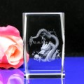 3D Laser Crystal Dragon